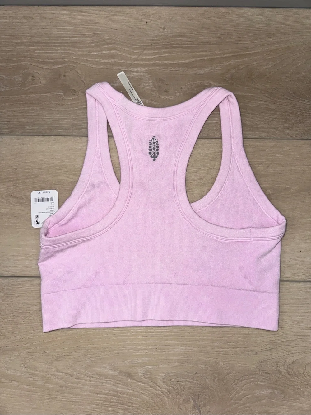 FP Movement by Free People Soft Pink Racerback Sports Bra